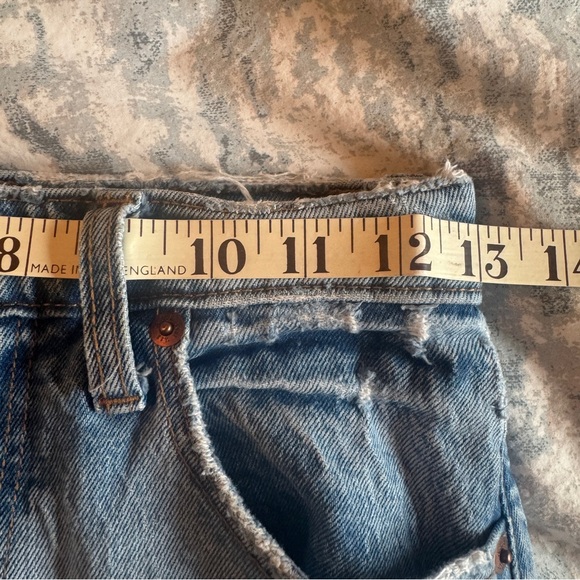 Abercrombie & Fitch The 90s Straight Ultra High Rise Jeans Size 24 S Vent Hem - Picture 13 of 16